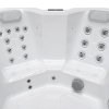 a white jacuzzi with many holes