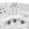 a white hot tub with many holes