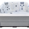 a white hot tub with many holes