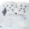 a white hot tub with many holes