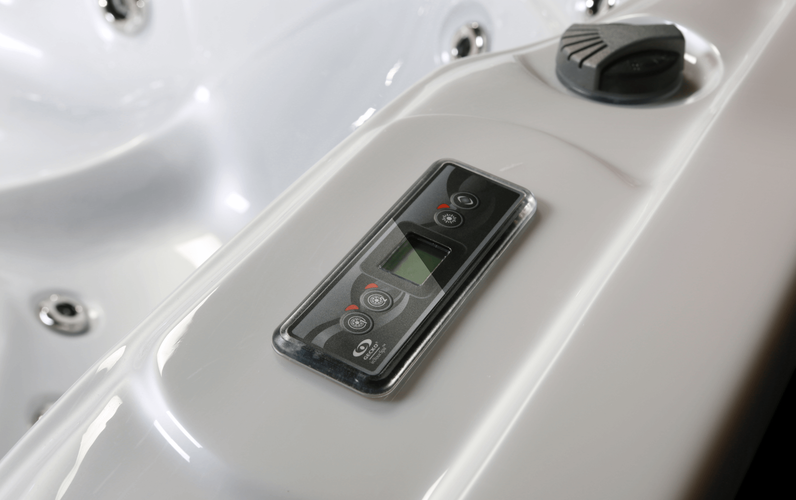 a device on a white surface