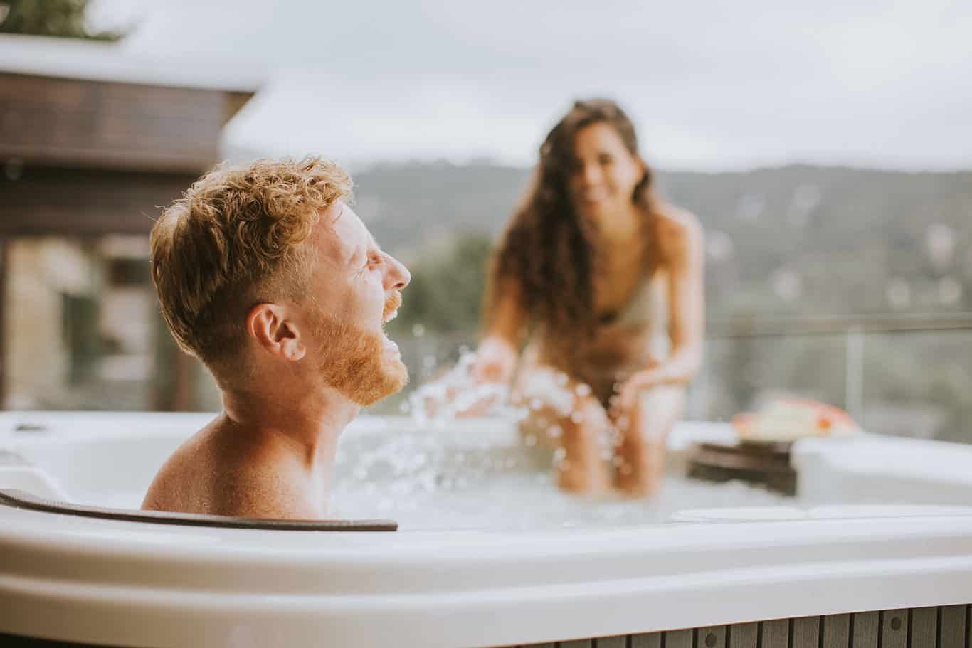 small hot tub