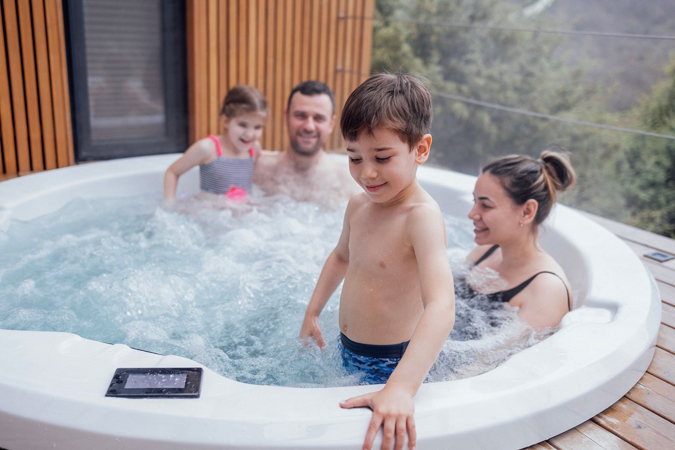 small hot tub